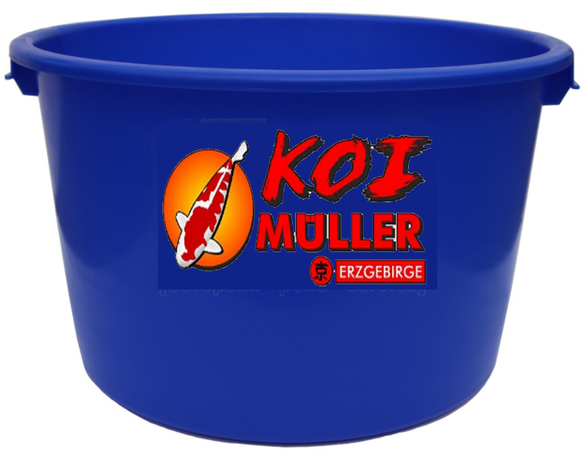 Inspektionswanne rund 90 l 63x39 cm aus HDPE blau Inspektionswanne rund 90 l 63x39 cm aus HDPE blau