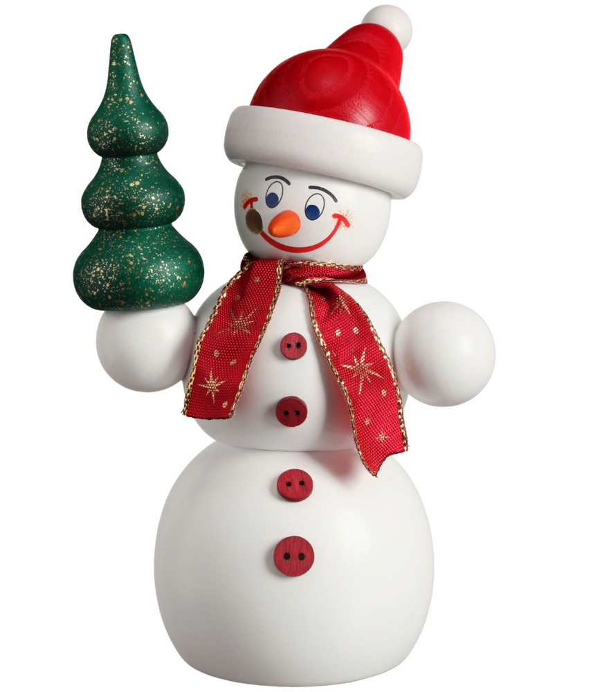 Räuchermann Weihnachts-Schneemann