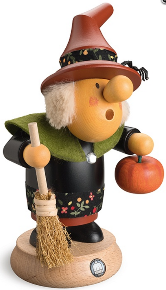 Räuchermann Müllerchen Halloween Hexe Räuchermann Müllerchen Halloween Hexe