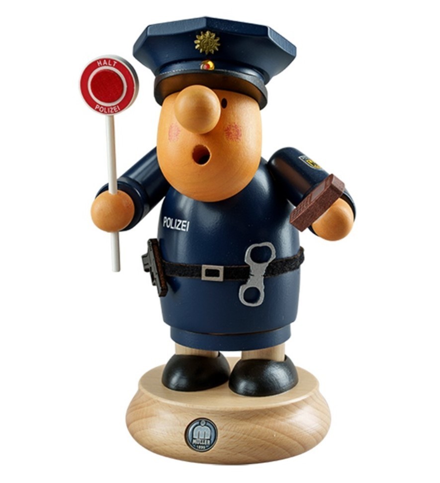 Räuchermann Müllerchen Polizist Räuchermann Müllerchen Polizist