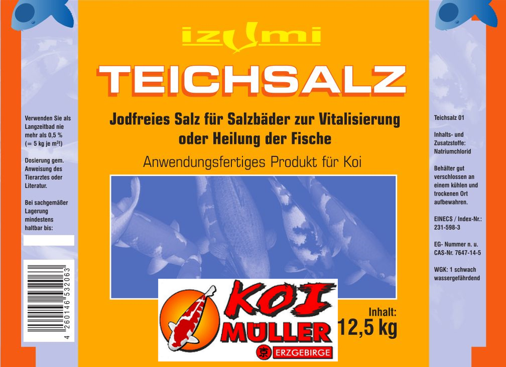 Teichsalz 12,5 kg jodfrei