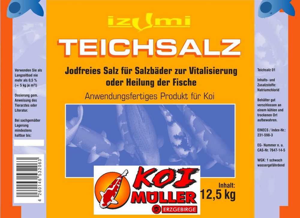 Teichsalz 12,5 kg jodfrei Teichsalz 12,5 kg jodfrei