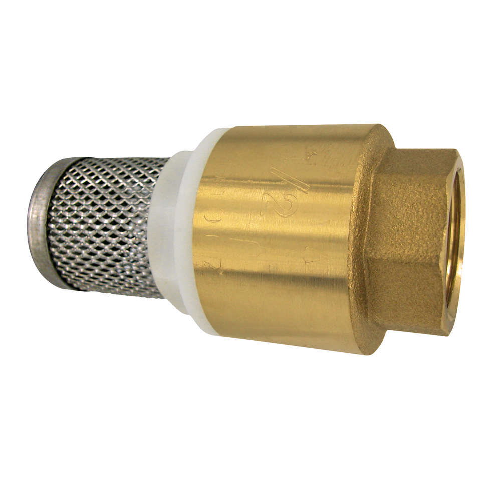 Fußventil Messing federbelastet 1" Fußventil Messing federbelastet 1"