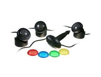 Teichbeleuchtung 12 Volt LED - 3 er Set - 3 x 1,5 Watt Teichbeleuchtung 12 Volt LED - 3 er Set - 3 x 1,5 Watt