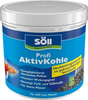 Profi AktivKohle inkl. Netzbeutel 500 ml