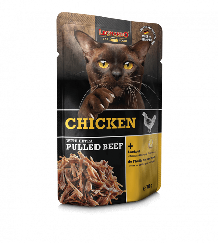 Leonardo Chicken + extra pulled Beef 70g Leonardo Chicken + extra pulled Beef 70g