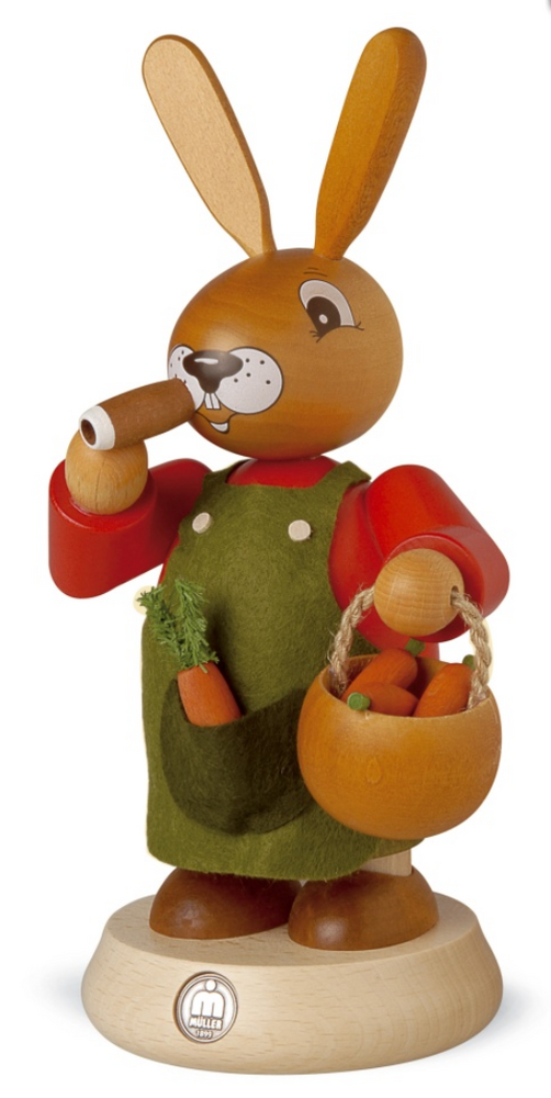 Räucherhasenmann farbig Räucherhasenmann farbig