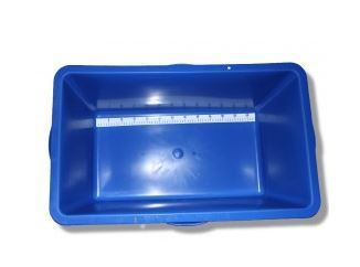 Messwanne 72x42x30 cm, 90 ltr blau